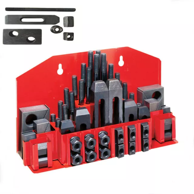 58 Sets of Fixtures fot Milling CNC Machine Tool Accessories Kit 1/2" T-Slot