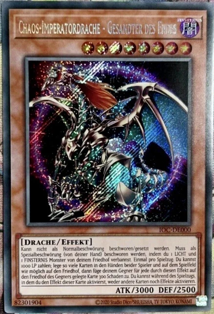 Chaos Imperatordrache Gesandter Des Endes Neuer Effekt 25TH CHAOS-IMPERATORDRACHE - Gesandter des Endes IOC-DE000 Secret Rare