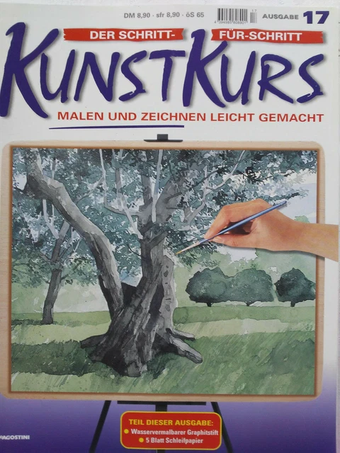 Ausgabe 17, Der Schritt-für-Schritt Kunstkurs, Malen und Zeichnen leicht gemacht