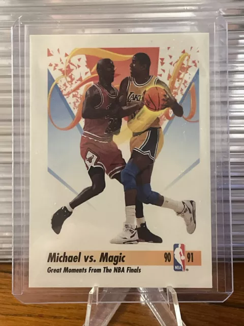 🇺🇸🏀1991-92 Skybox Michael vs. Magic #333-Mint-HOF**rare**