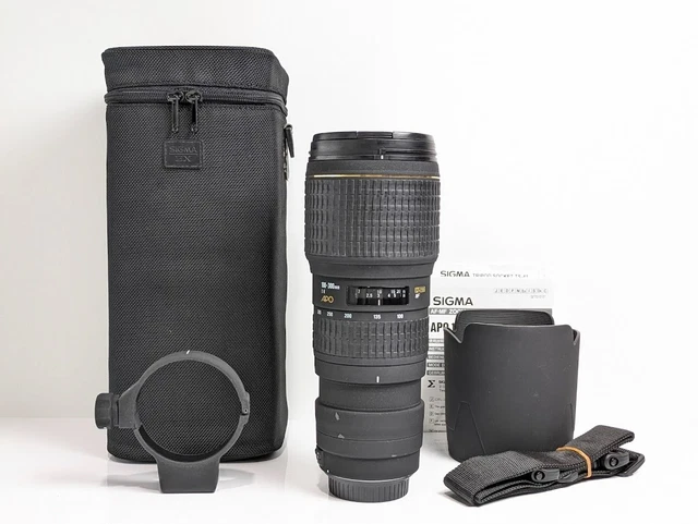 Sigma 4-5,6 / 55-200 mm DC an Nikon D70s