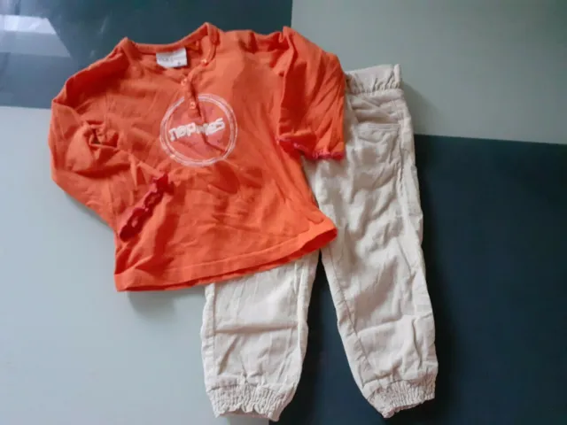 Baby Kleinkind Set Noppies Sweatshirt + Hose PuBlu Gr. 80 NEU Spar Set 20133