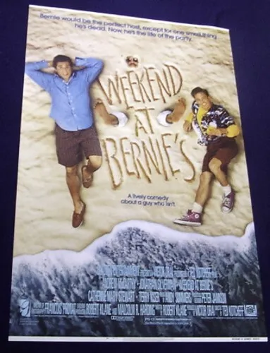 Weekend At Bernie's Original Rolled 27X41 Movie Poster 1989 Andrew Mccarthy