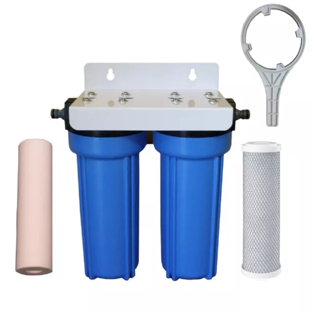 Caravan Water Filter Camp Boat Camping Outdoor | Sediment + Carbon Filters CVH-2