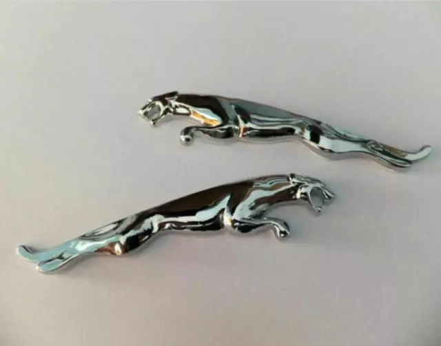 Emblème d'insigne en =pour couple de chats sautant Pour JAGUAR XF XJ XK XJR XJS