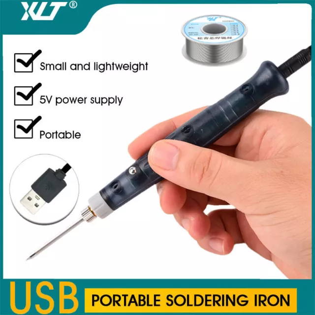 Mini Portable USB Powered Soldering Iron Pen/Tip Touch Switch kit 5V 8W Electric