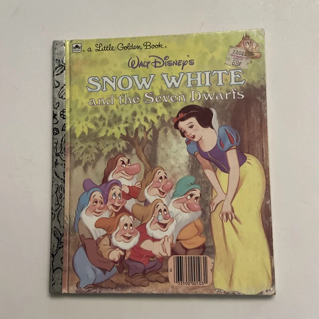 WALT DISNEY’S SNOW White and the Seven Dwarfs A Little Golden Book 1984 ...