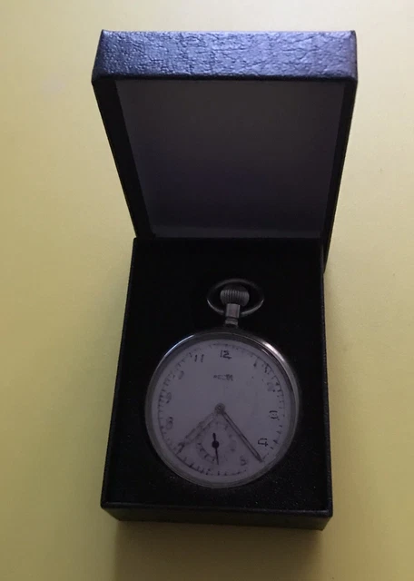SECONDA GUERRA MONDIALE Leonidas GSTP Orologio da taschino militare 52