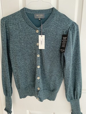 BNWT WYSE SELENA shimmer cardigan in 