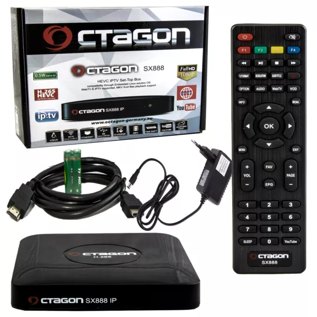 Octagon SX888 IPTV Stalker HEVC H.265 SET-TOP-BOX