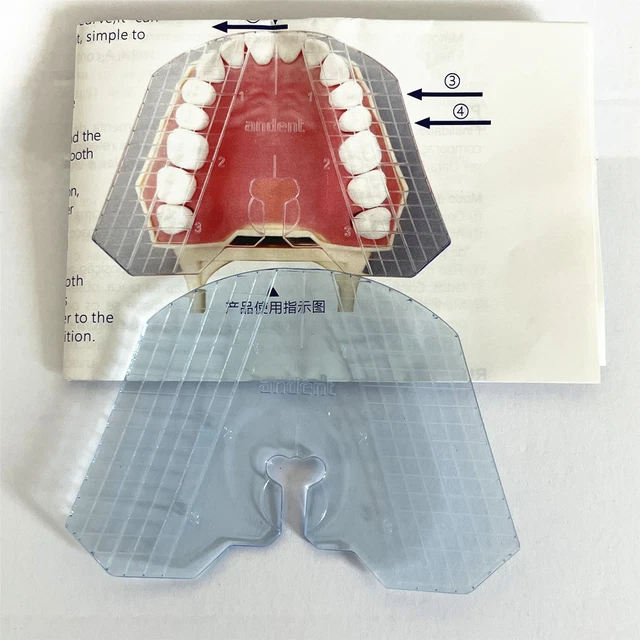 DENTAL GUIDE TEMPLATE Plate For Complete Denture False Teeth
