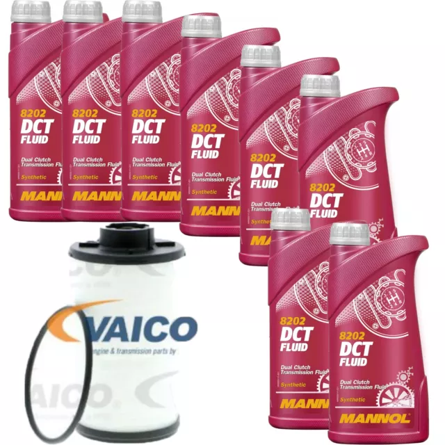 Mannol Dsg-Getriebeöl 8L Vaico Filtre à Huile de Transmission pour VW Passat,