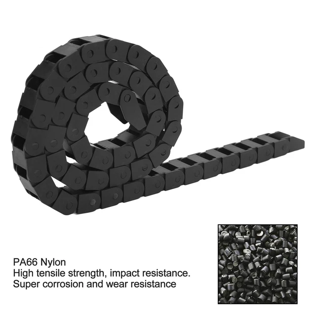 Nylon Cable Chain Wire Carrier Chain Easy To Install Good Toughness For