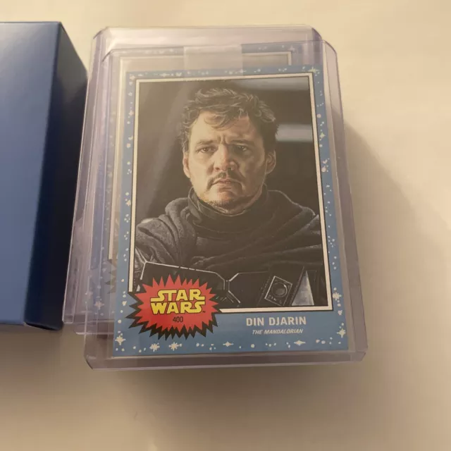 TOPPS STAR WARS LIVING SET CARD DIN DJARIN #400 THE MANDALORIAN Pedro Pascal