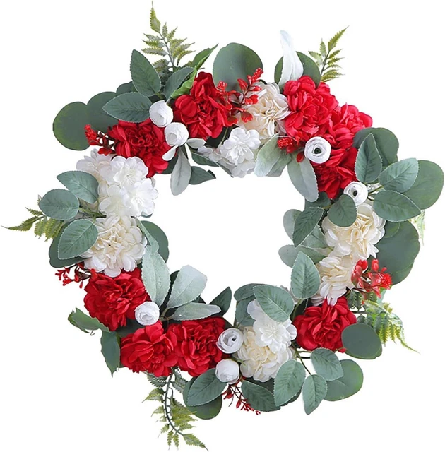 Artificial Wreath Spring Summer Hydrangea Wreath