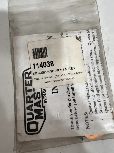 Quarter Master Jumper Strap Kit For 114 Series Starter 114038