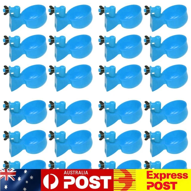 6pcs Poultry Automatic Drinking Bowl Hanging Chicken Duck Water Dispensers
