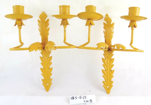 Paire d'appliques en fer forgé - SA - Antiquités décoration