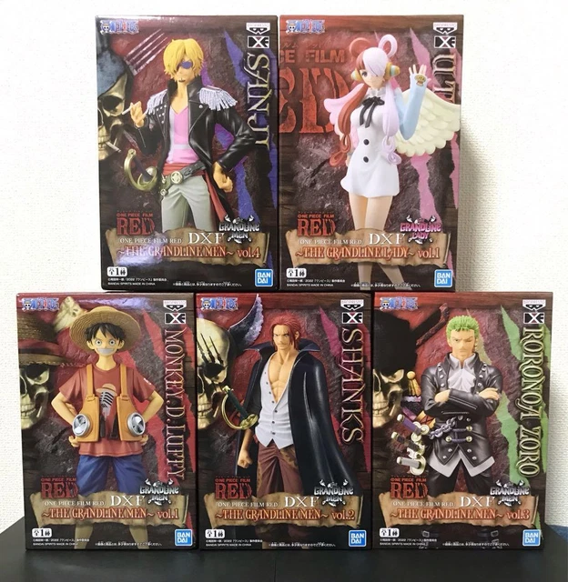 ONE PIECE FILM RED Luffy Zoro Sanji Shanks Uta Figure Set DXF Boston