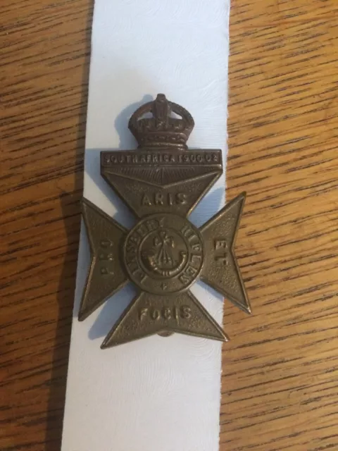 11th County of London (Finsbury Rifles) London Regiment Cap Badge