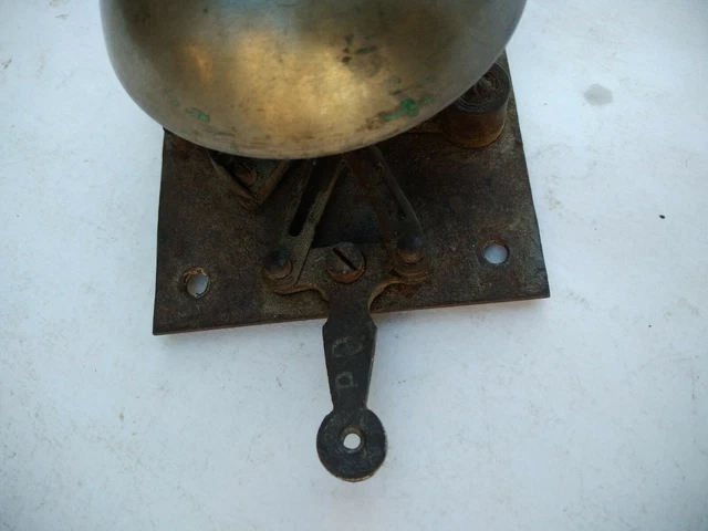 Sonnette de comptoir d'hôtel en laiton massif
