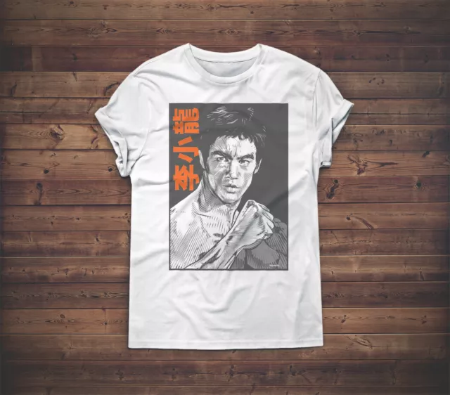 T-shirt Bruce Lee Jeet Kune Do Martial Arts Enter Dragon MMA boxe regalo unisex