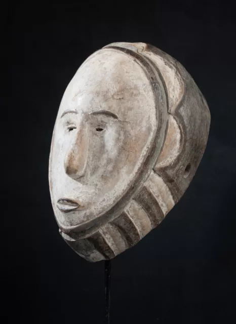 Fang Style Ngontang Face Mask, Central Gabon, Tribal Art, Equatorial African Art
