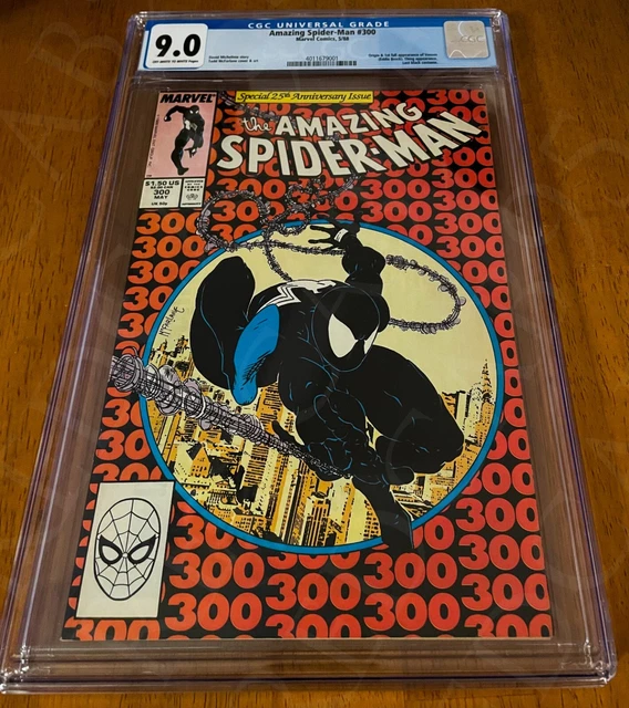CGC 9.0 - Amazing Spider-Man #300 1988 - 1st Appearance of Venom - Origin