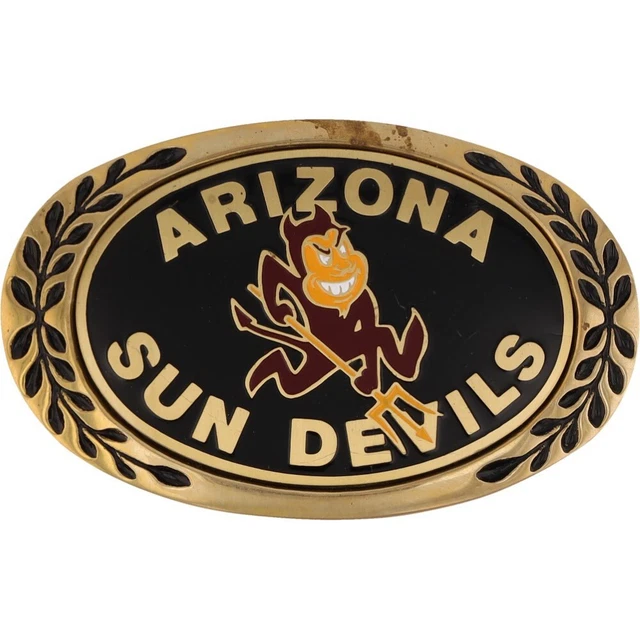 Ottone Asu Arizona State University Sole Diavoli College NOS Vintage Belt Buckle