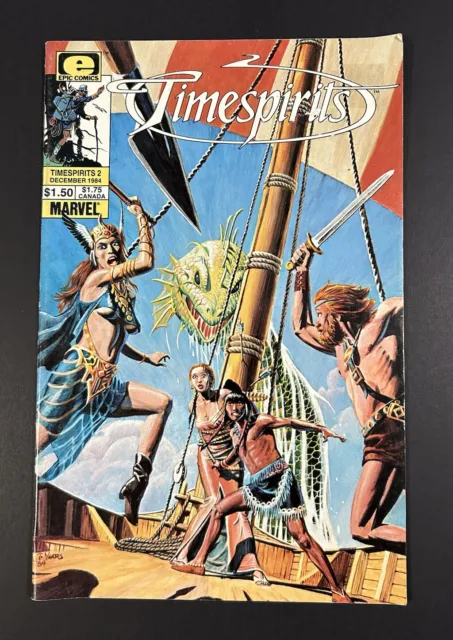 Timespirits #2 Epic Marvel Comics 1984