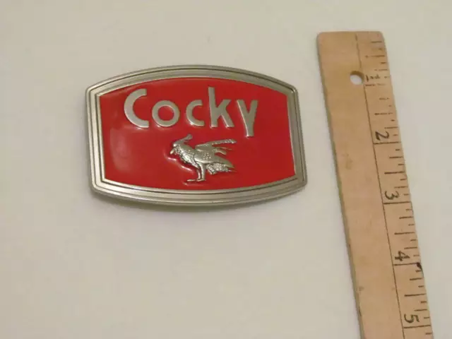 Cocky Belt Buckle Western Cowboy Native American Motorcyclist (CKY-01)