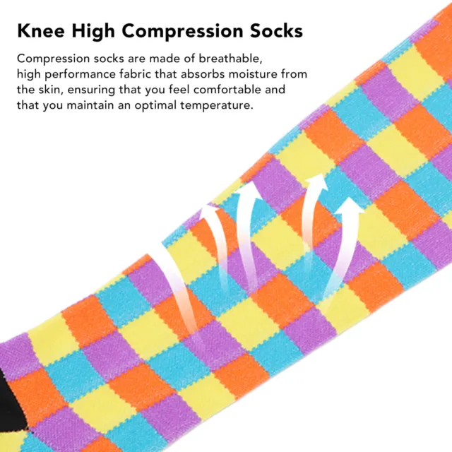 (L XL)Highly Elastic Compression Socks Reduce Fatigue 1 Pair High Compression