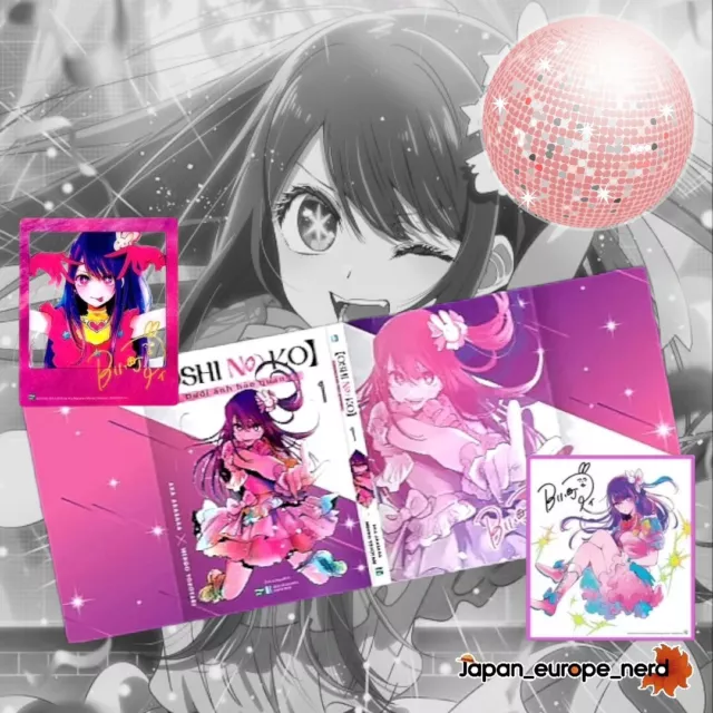 Oshi No Ko 8 Variant edizione Deluxe con Illustration Book + Oshi no Ko  Variant 6 Francese 