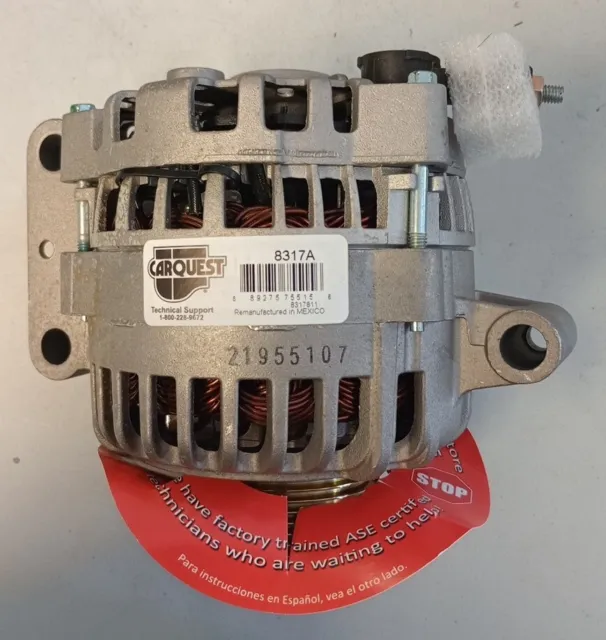 Reman. Carquest Alternator 8317A