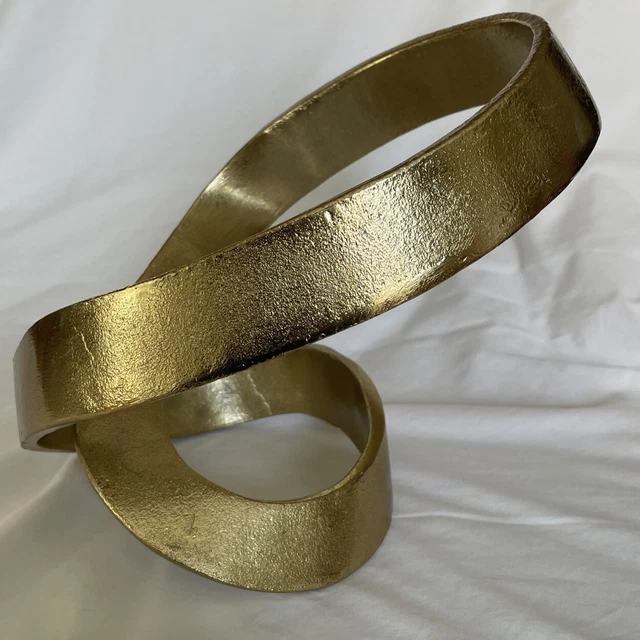 STUDIO MCGEE BRASS Gold Figurine Sculpture Object Metal Target