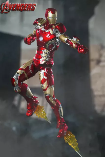 COMICAVE 1/12 Alloy Iron Man MARK 43 MK43 Movable Soldier 6in Action Figure Doll