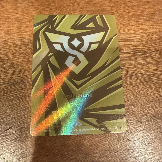 RIFTBOUND TCG - Order Rune (Promo) Origins - 214b/298 - NM £13.62 ...