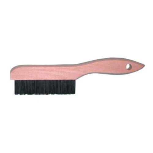 Magnolia Brush Shoe Handle Wire Scratch Brushes, 10", 4X16 Rows, Carbon Steel