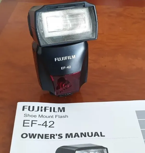 Fujifilm EF-42 Shoe Mount Flash Blitzlicht/Flashgun für Fuji Digital Cameras