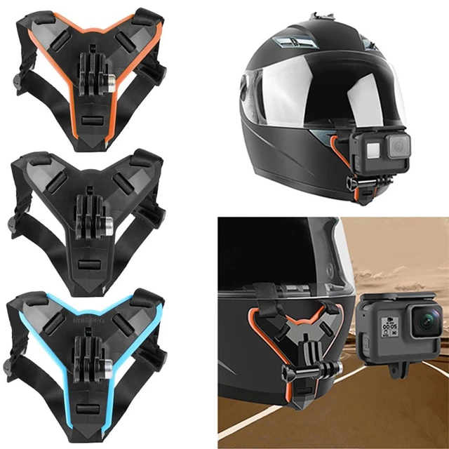 Chin Stand Support de sangle de casque Moto For GoPro Hero 10 9 8 7 6 5 4 3