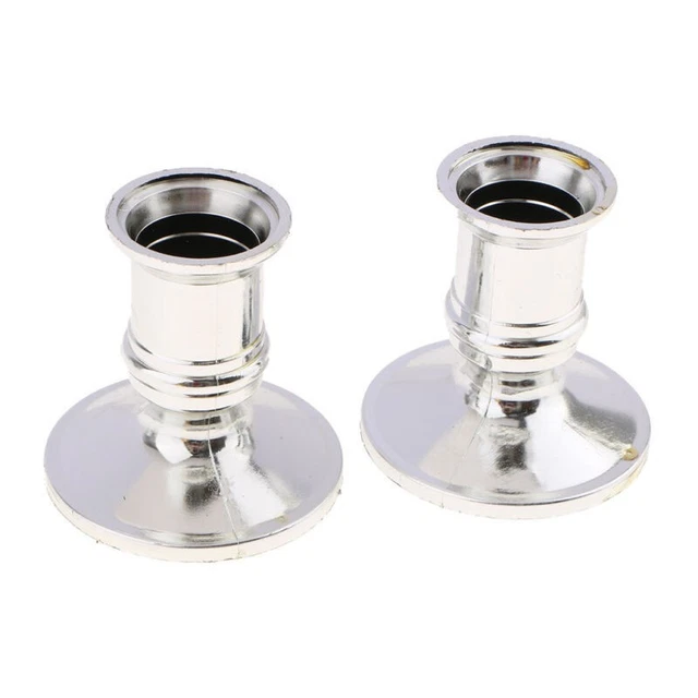 Base de velas prefabricada vela piezas centrales pantallas 2 piezas soporte cónico tradicional