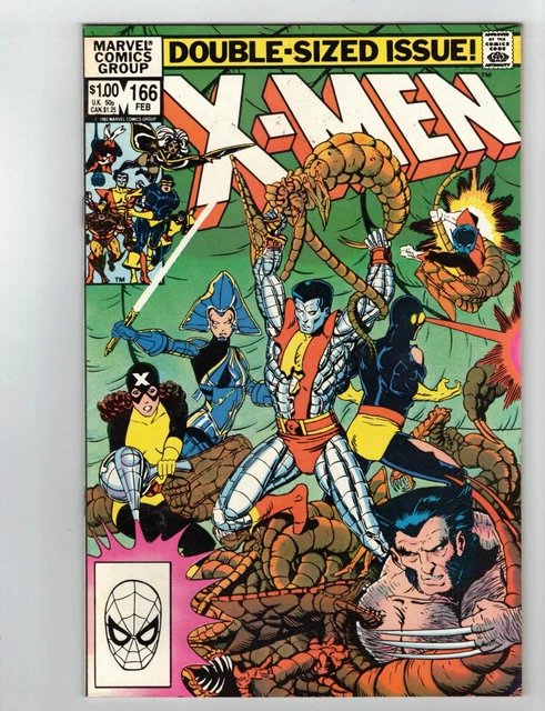 UNCANNY X-MEN # 166 Chris Claremont 1st Appear Lockheed   1983  VF+ or better