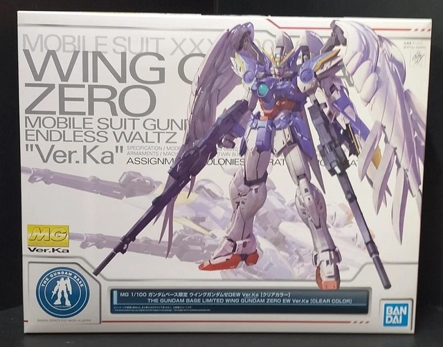 Gundam Model No.  MG Wing Gundam Zero EW VER.ka Clear Color BANDAI Good qualit