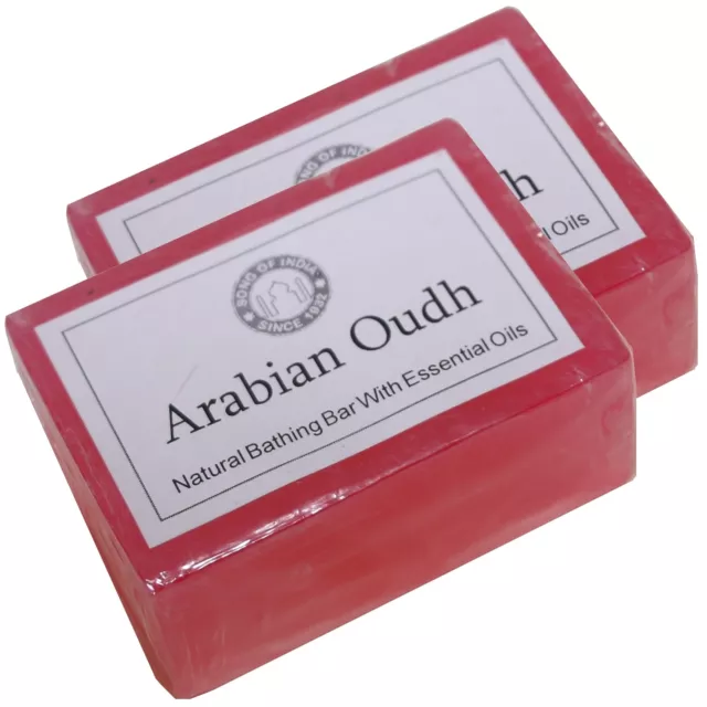 Jabón Arabian Oudh Natural 2 X 125g de Fragancia Glicerina Song of India