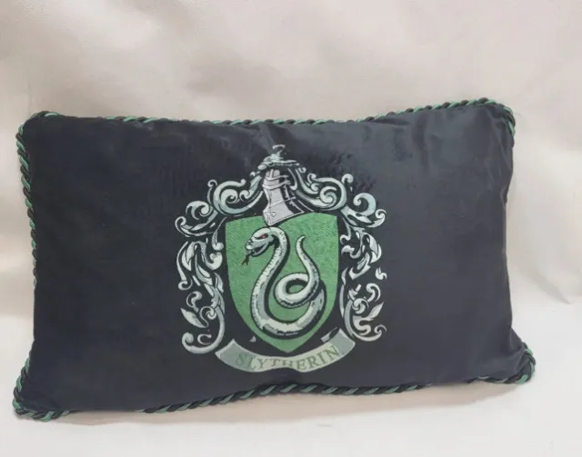 Harry Potter Hogwarts Slytherin House Pillow Home Décor Gift Brand NEW Primark