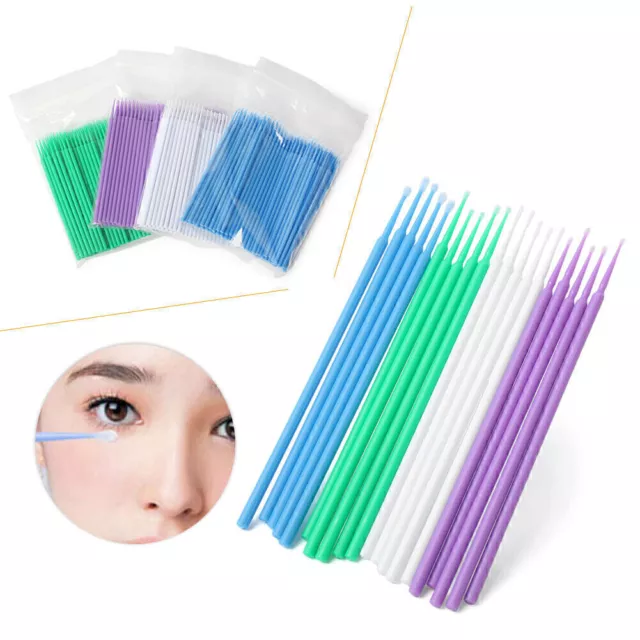 Dental Disposable Micro Applicator Brush Tool Bendable 1.0/1.5/2.0/2.5mm 400PCS