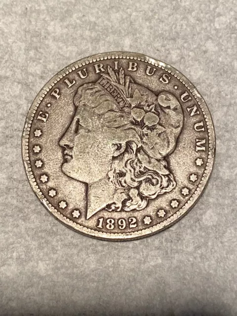 1892 Morgan Silver Dollar