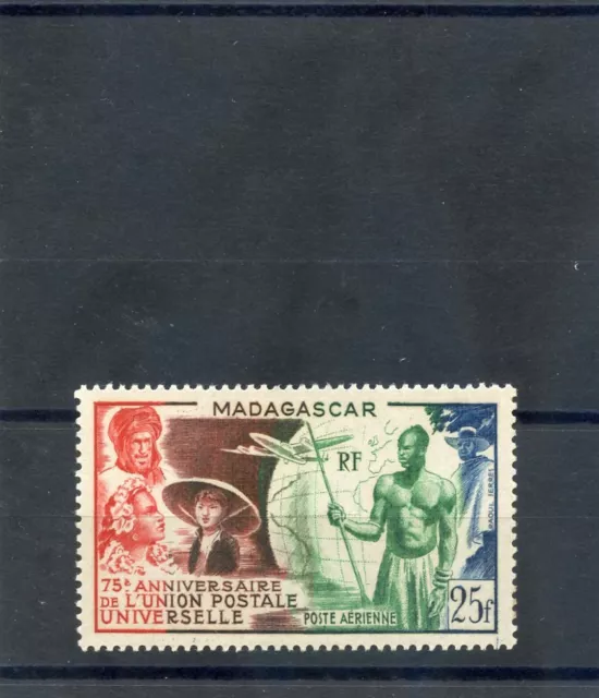 MADAGASCAR  Sc C55(YT A72)*VF LH 1949 UPU AIRMAIL $12