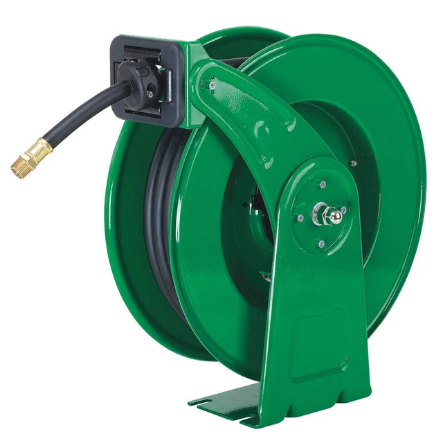 SPEEDAIRE 440G24 Spring Return Hose Reel,1/2" MNPT,50 ft