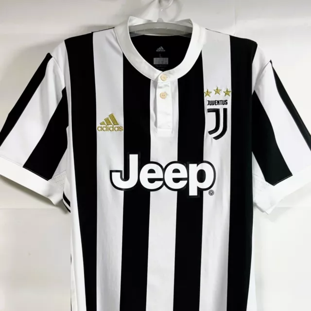 Juventus Turin, 2017-2018, Original Vintage Heim Trikot, Größe L